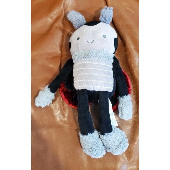 12 In Animal Adventure Lady Bug Ladybug Stuffed Animal Plush Embroidered Eyes - Picture 2 of 7